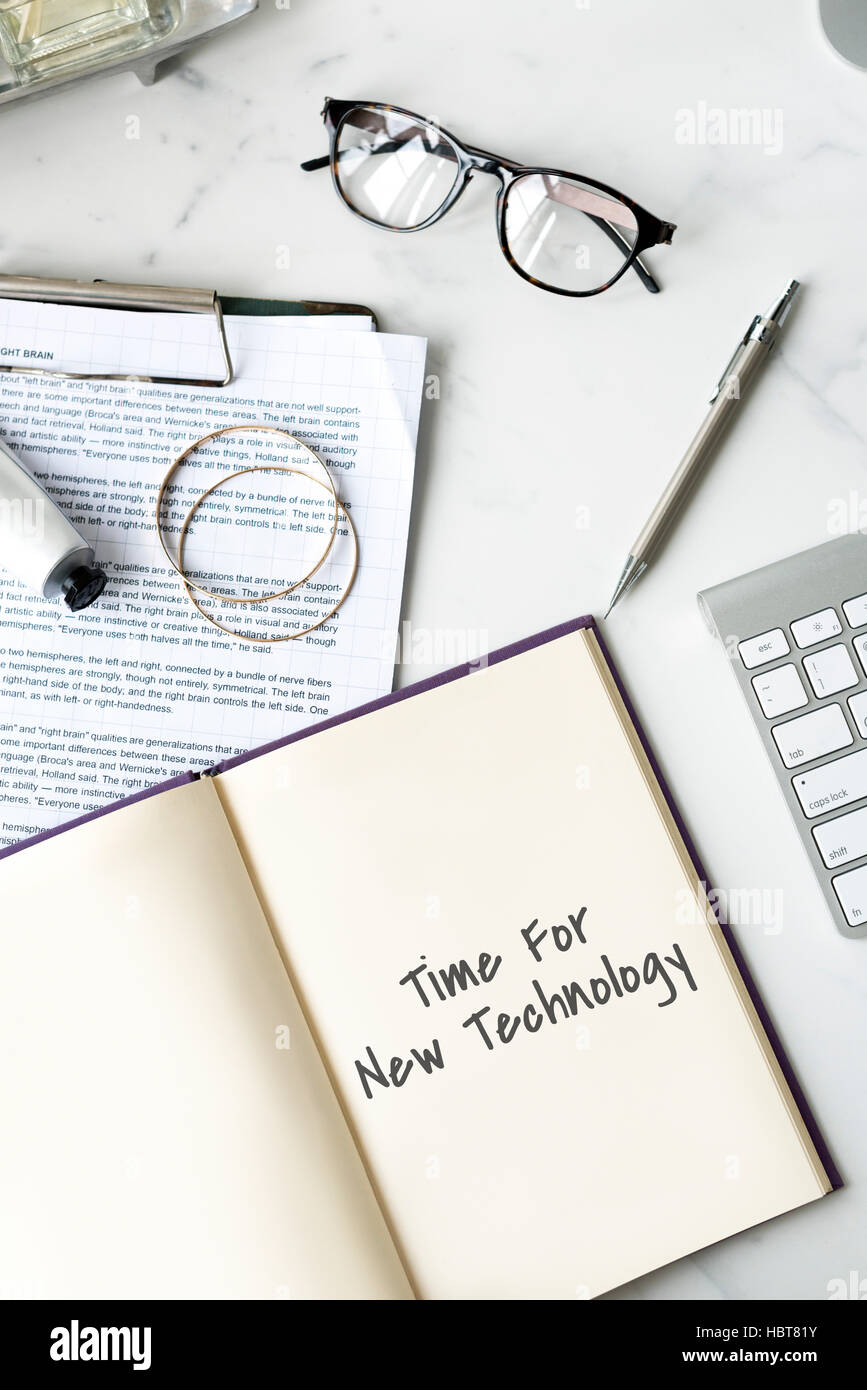 Zeit für Veränderung Handlungskonzept Stockfoto