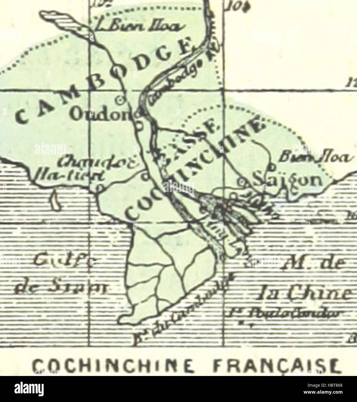 Karte '.' extrahiert aus Flickr ID 11154740425 Bild entnommen Seite 765 von "La France Pittoresque, Ou Stockfoto