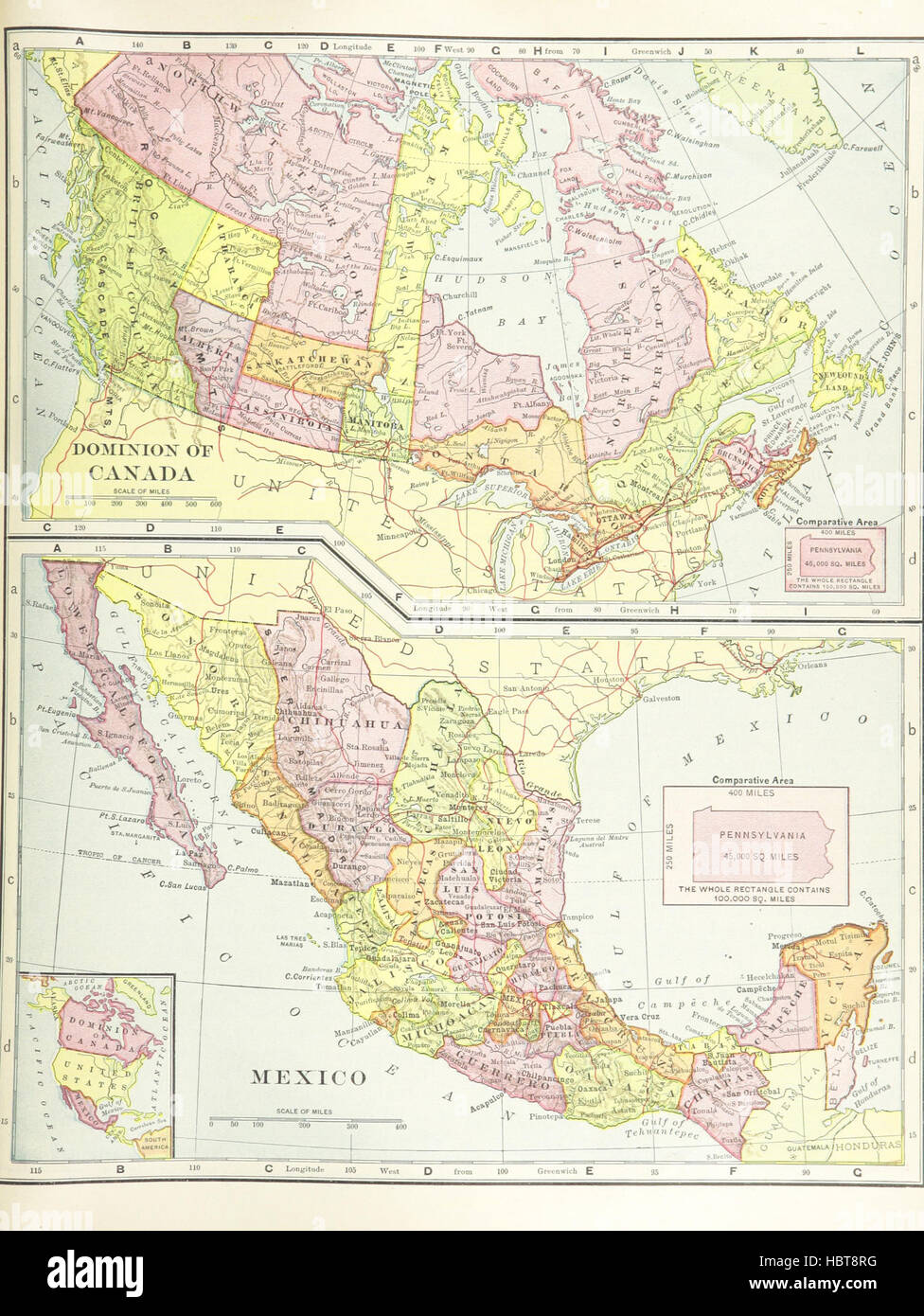 Bild entnommen Seite 165 "Advanced Geography" Bild entnommen Seite 165 "Advanced Geographie" Stockfoto