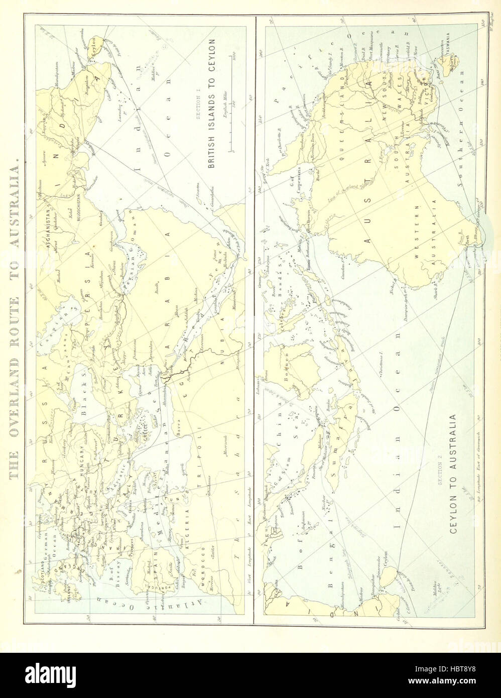 Bild von Seite 18 des "Australien... Illustriert mit Zeichnungen von Prout Skinner, N. Chevalier, etc. [mit Karten.] " Bild von Seite 18 des "Australien illustriert mit Stockfoto