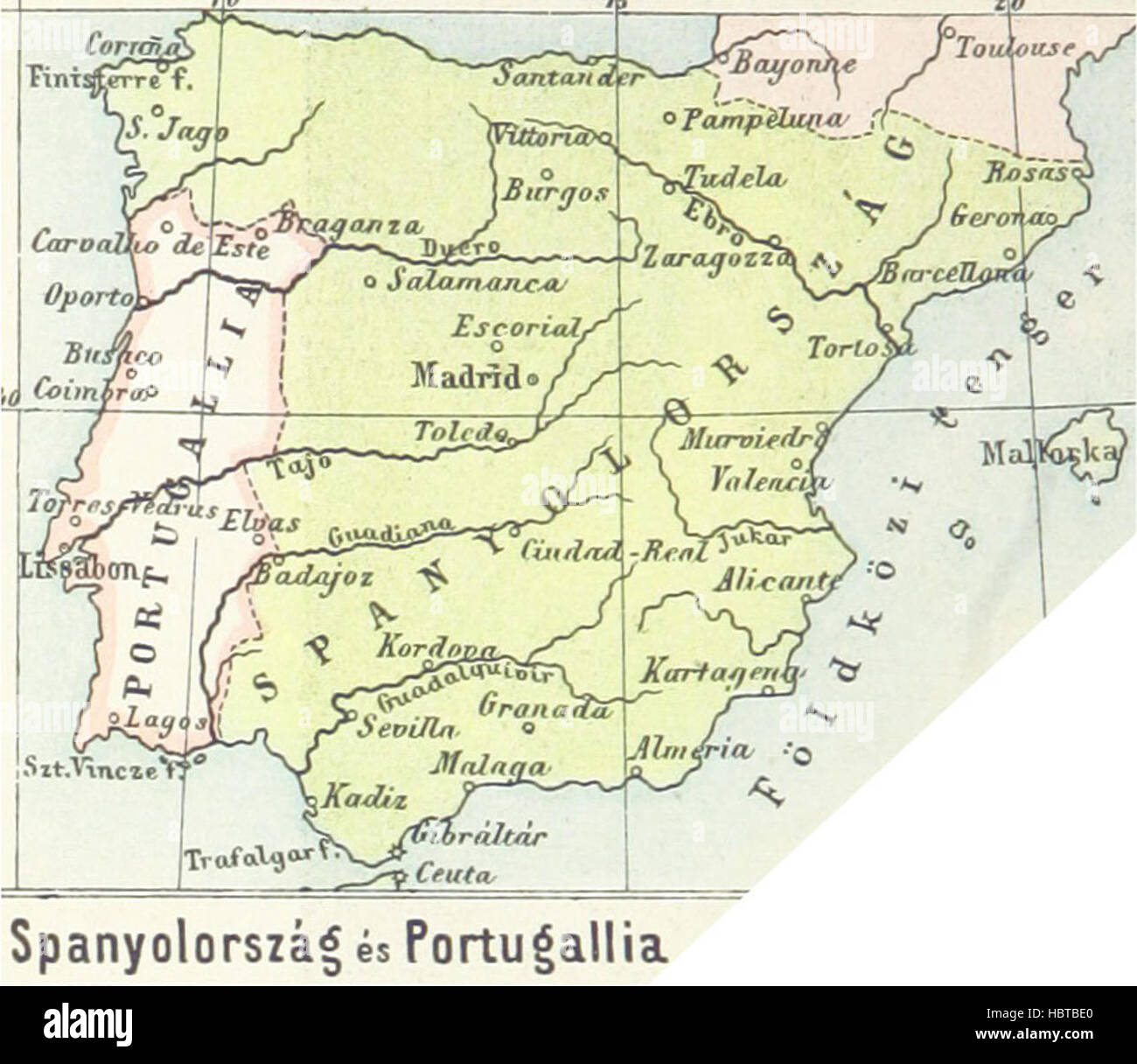 Bild von Seite 304 ' Világtörténelem, ein Polgári Fiúiskolák Számára... Térképpel, etc. "Bild von Seite 304" Világtörténelem, ein Polgári Fiúiskolák Stockfoto