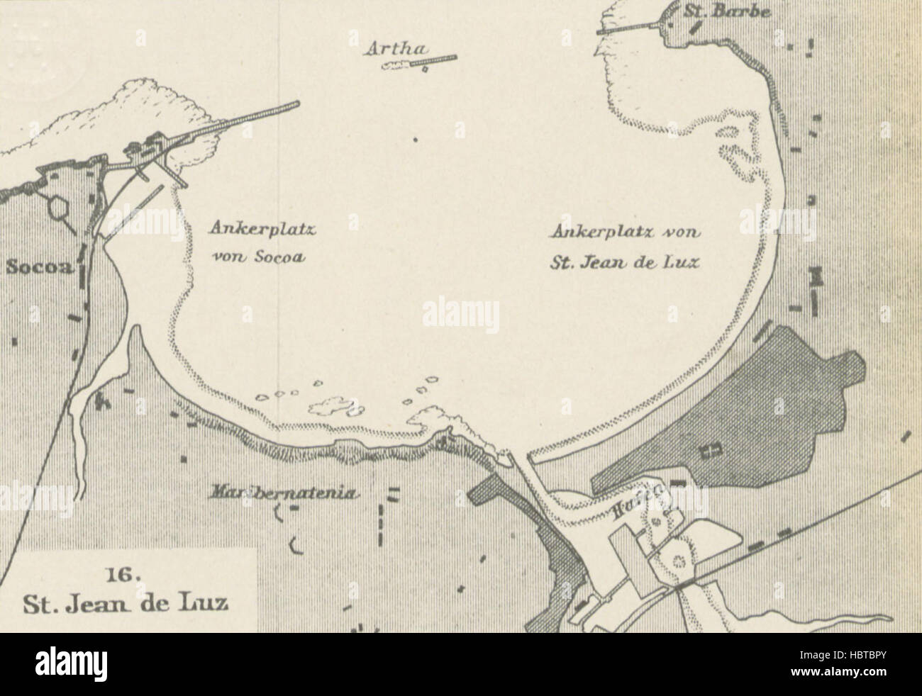 Bild von Seite 315 ' Segelhandbuch der Beschäftigte Westküste. Herausgegeben von der Direktion "Bild entnommen Seite 315 von" Segelhandbuch der Beschäftigte Westküste Stockfoto