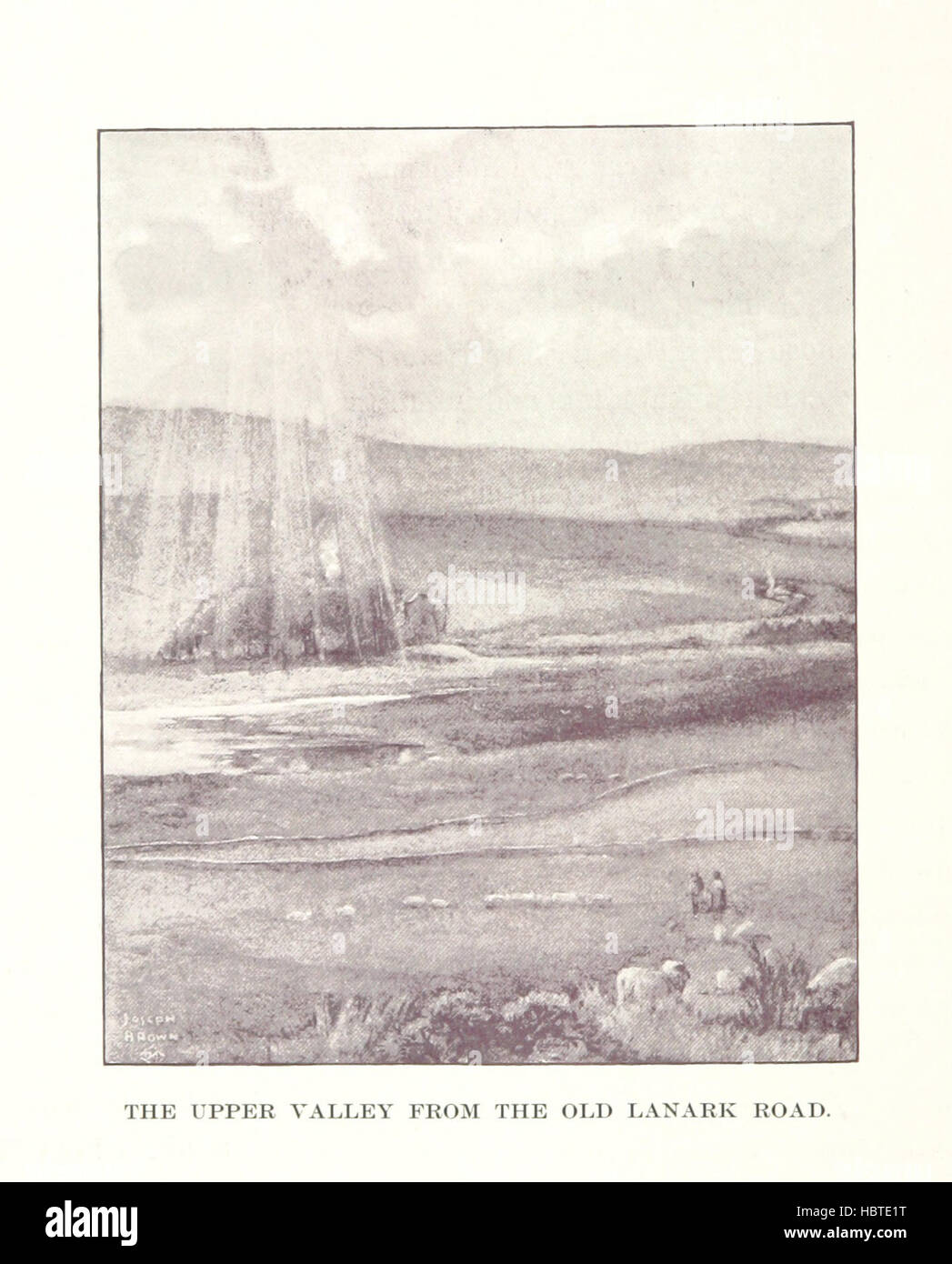 Bild von Seite 42 von "The Water of Leith, Quelle zum Meer. Mit Illustrationen von Joseph Brown "Bild von Seite 42 von" The Water of Leith Stockfoto