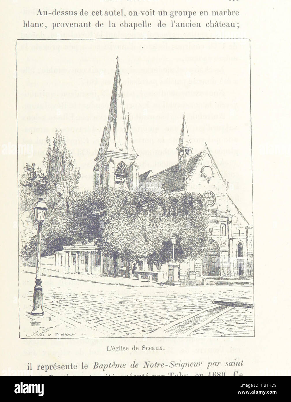 Abbildung Seite 553 'Histoire De La Ville de Sceaux Depuis Son Origine Jusqu' À Nein Jours entnommen... Sous la Richtung de... M. Charaire... Ouvrage Illustré de Gravuren, etc. "Bild entnommen Seite 553 der" Histoire De La Ville Stockfoto