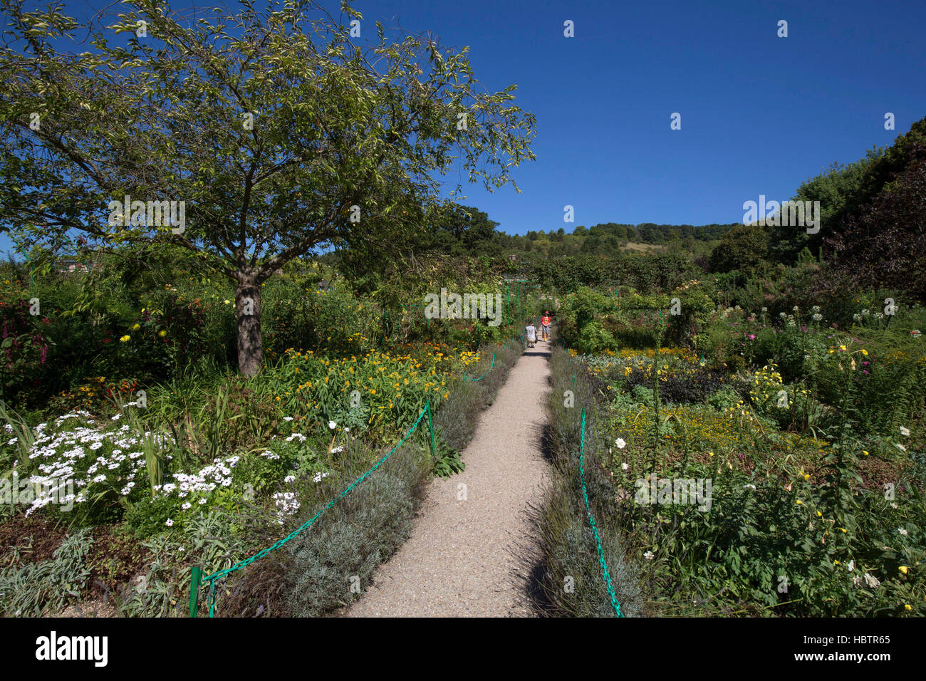 Das Haus der Garten von Giverny, Normandie Stockfotografie Alamy