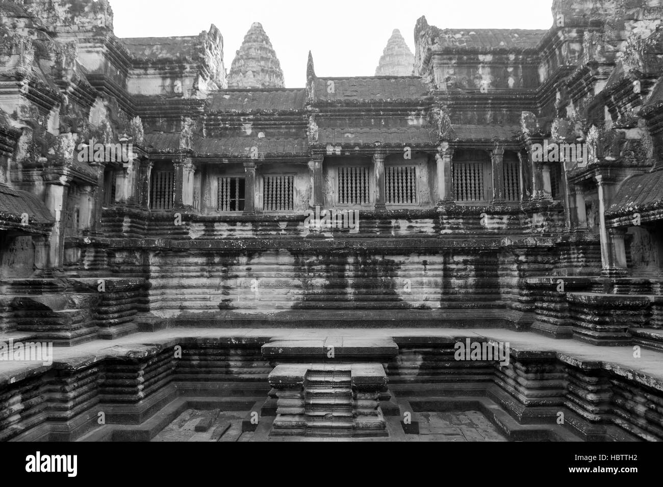 Details der Tempel Angkor Wat, Kambodscha. UNESCO Website Kambodscha Stockfoto