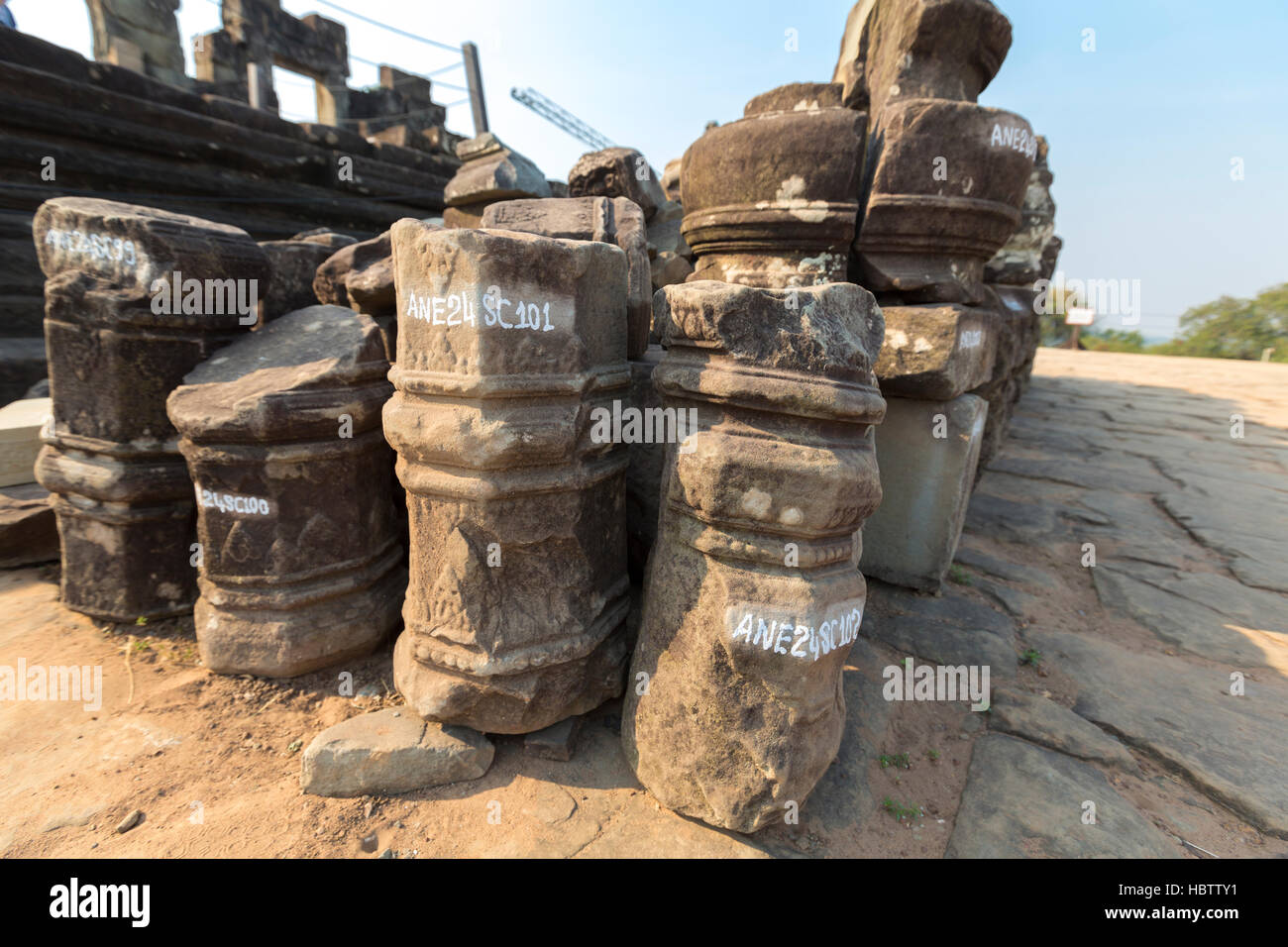 Phnom Bakheng Tempel in Angkor. Siem reap, Kambodscha UNESCO-Website. Stockfoto