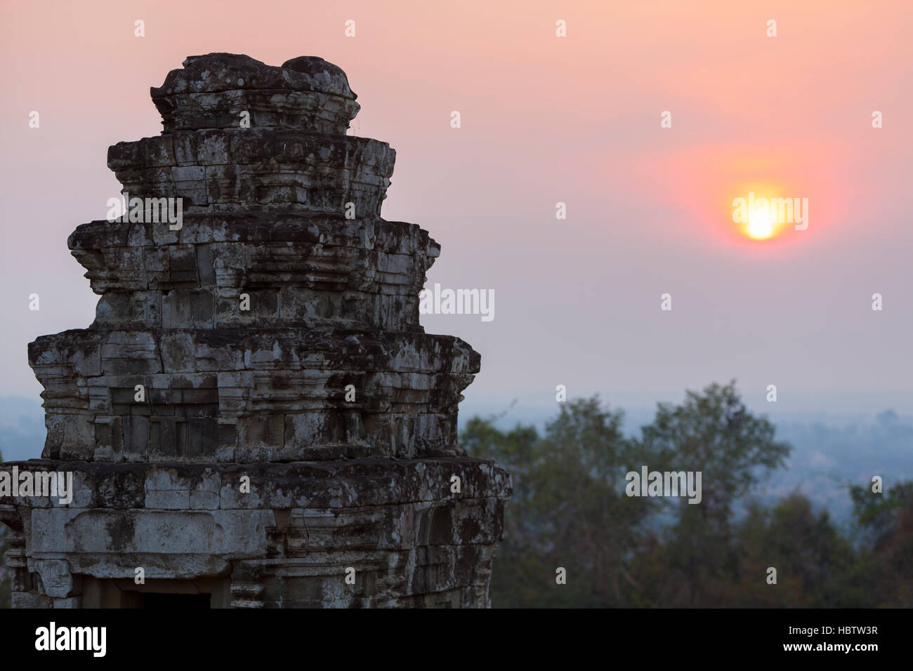 Phnom Bakheng Tempel in Angkor. Siem reap, Kambodscha UNESCO-Website. Stockfoto