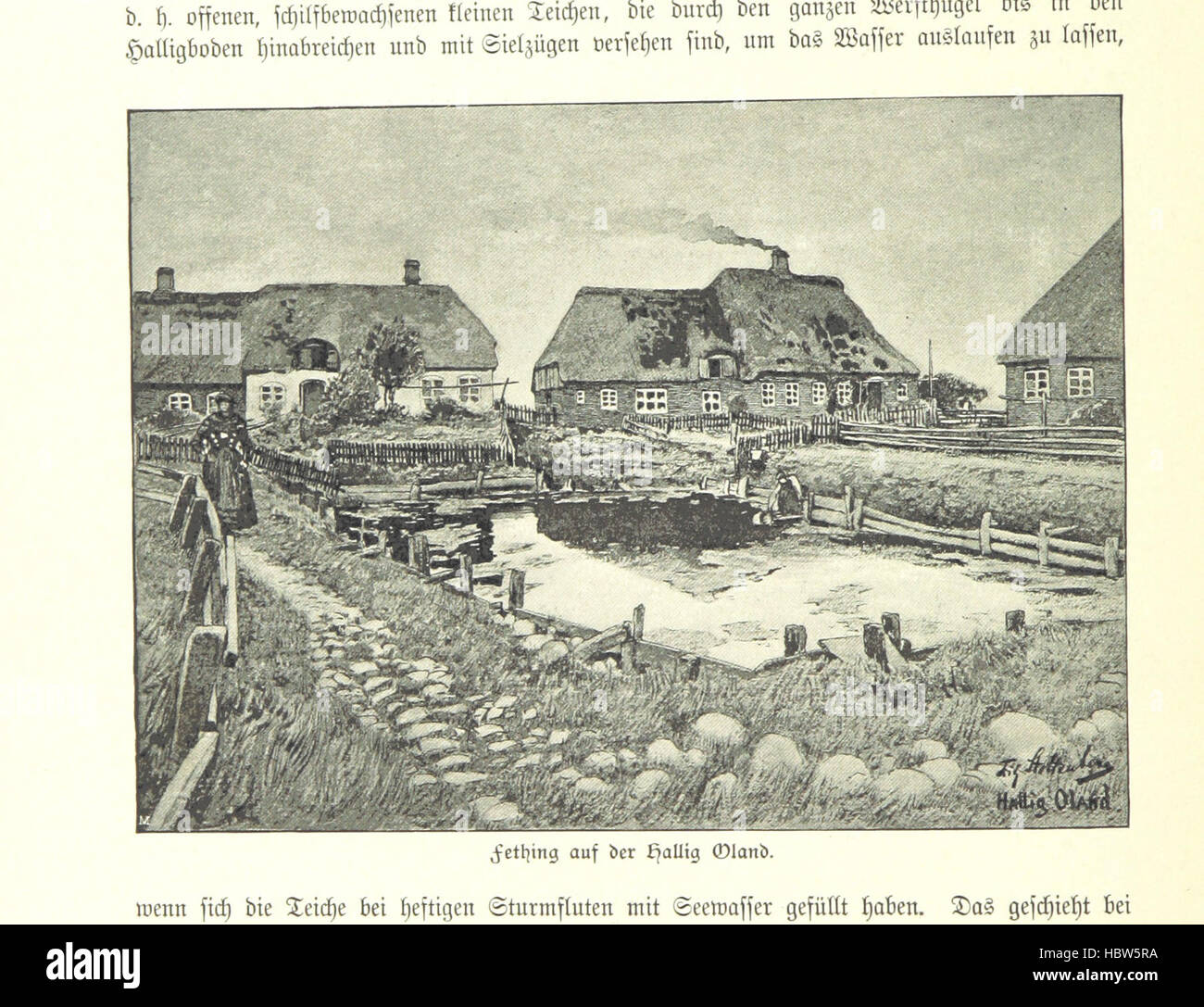 Bild entnommen Seite 410 von "Schleswig-Holstein Meerumschlungen in Wort Und Bild... Herausgegeben von H. Haas, H. Krumm Und F. Stoltenberg, etc. "Bild entnommen Seite 410 von" Schleswig-Holstein Meerumschlungen in Wort Stockfoto