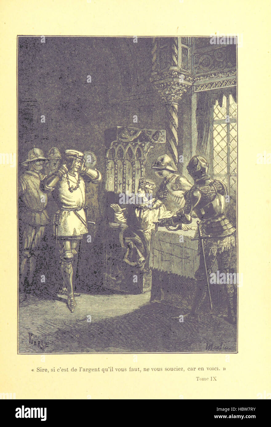 Bild von Seite 597 ' [Histoire de France. Deuxième Édition.] " Bild von Seite 597 ' [Histoire de France Deuxième Stockfoto