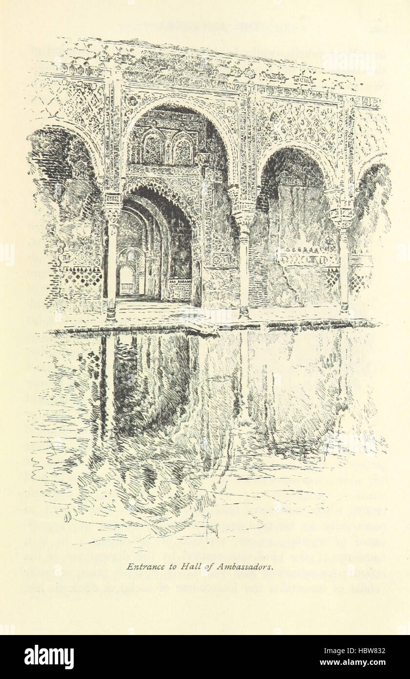 Bild entnommen Seite 227 von ' The Alhambra... Mit einer Einführung von E. R. Pennell. Illustriert mit Zeichnungen von J. Pennell genannten Orte "Bild entnommen Seite 227 von ' The Alhambra mit Stockfoto