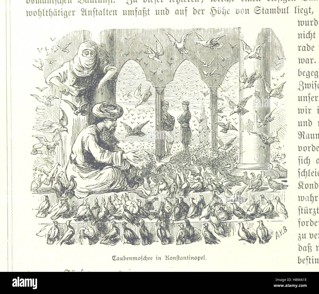 Abbildung Seite 384 entnommen "Auf Biblischen Pfaden. Reisebilder aus Palästina, Syrien, Aegypten, Kleinasien, Griechenland Und der Sprache. [Mit Karten und Abbildungen.] " Abbildung Seite 384 entnommen "Auf Biblischen Pfaden Reisebilder Stockfoto