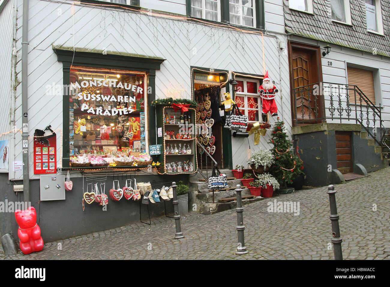 Monschau North Rhine Westphalia Germany Eu Stockfotos Monschau North Rhine Westphalia Germany Eu Stockfotos