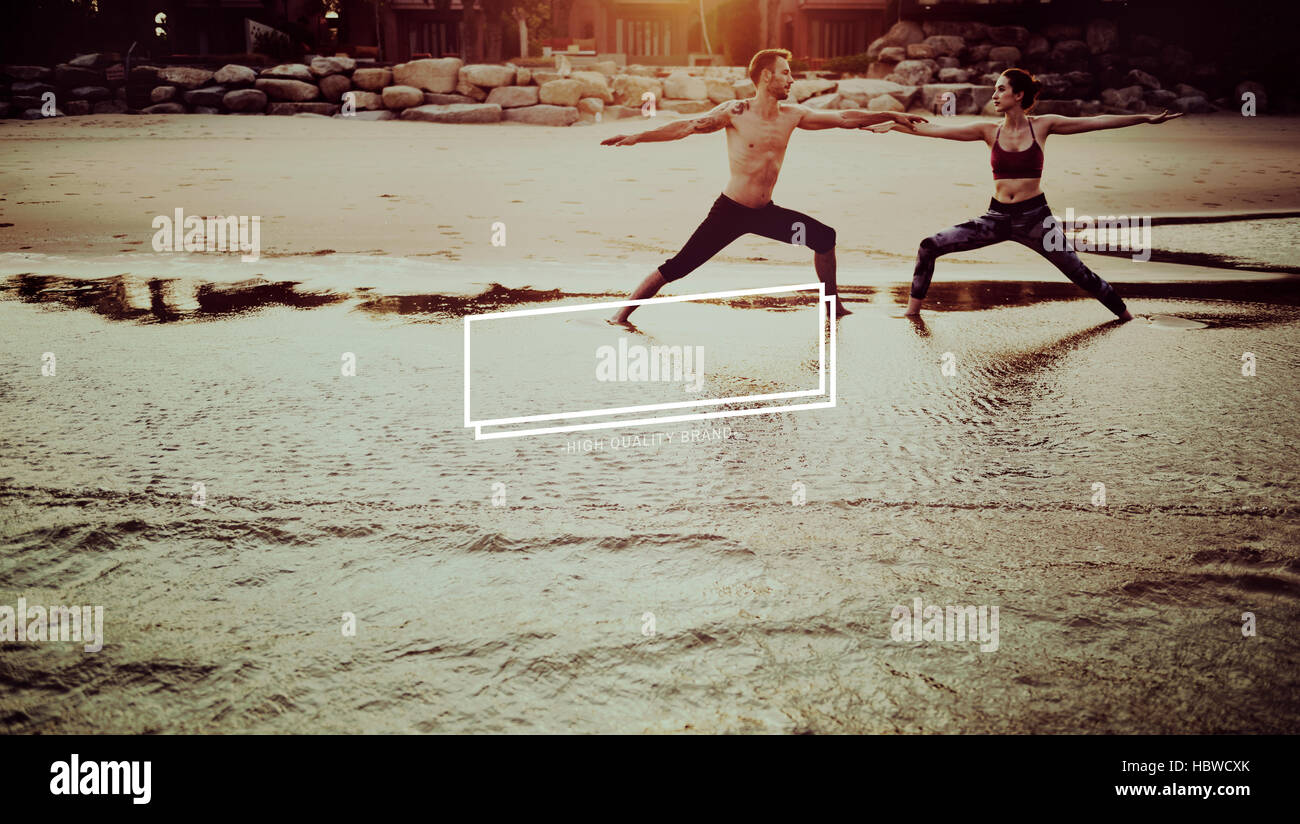 Abzeichen-Label namens Stempel Exemplar Tag Markenkonzept Stockfoto