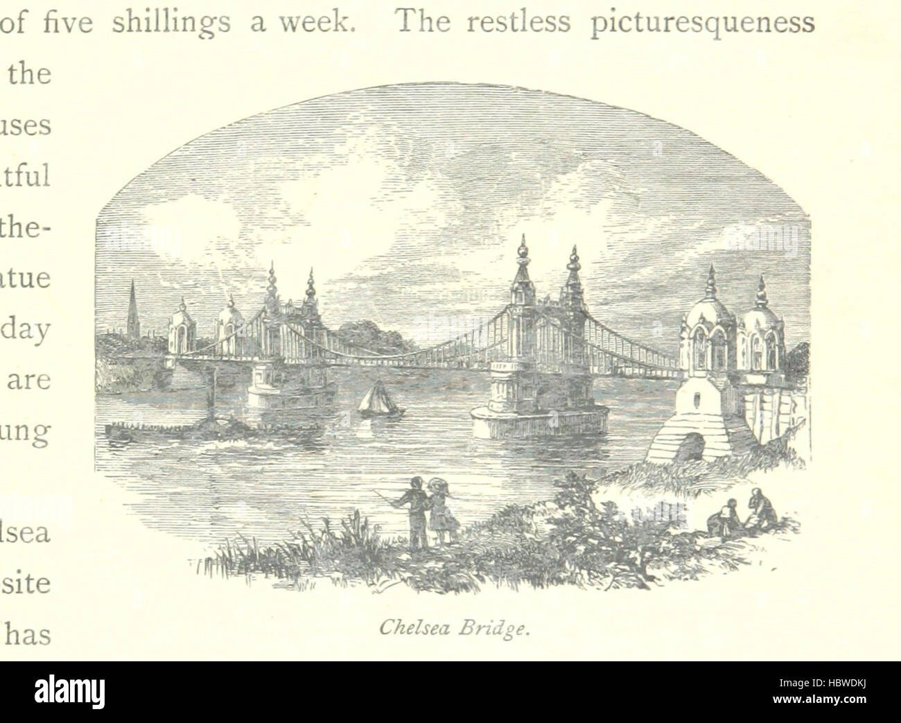 Bild entnommen Seite 119 von ' The Thames von seiner Quelle bis zum Meer... Illustriert mit... Gravuren... und... Radierungen usw. "Bild entnommen Seite 119 von ' The Thames aus seiner Stockfoto