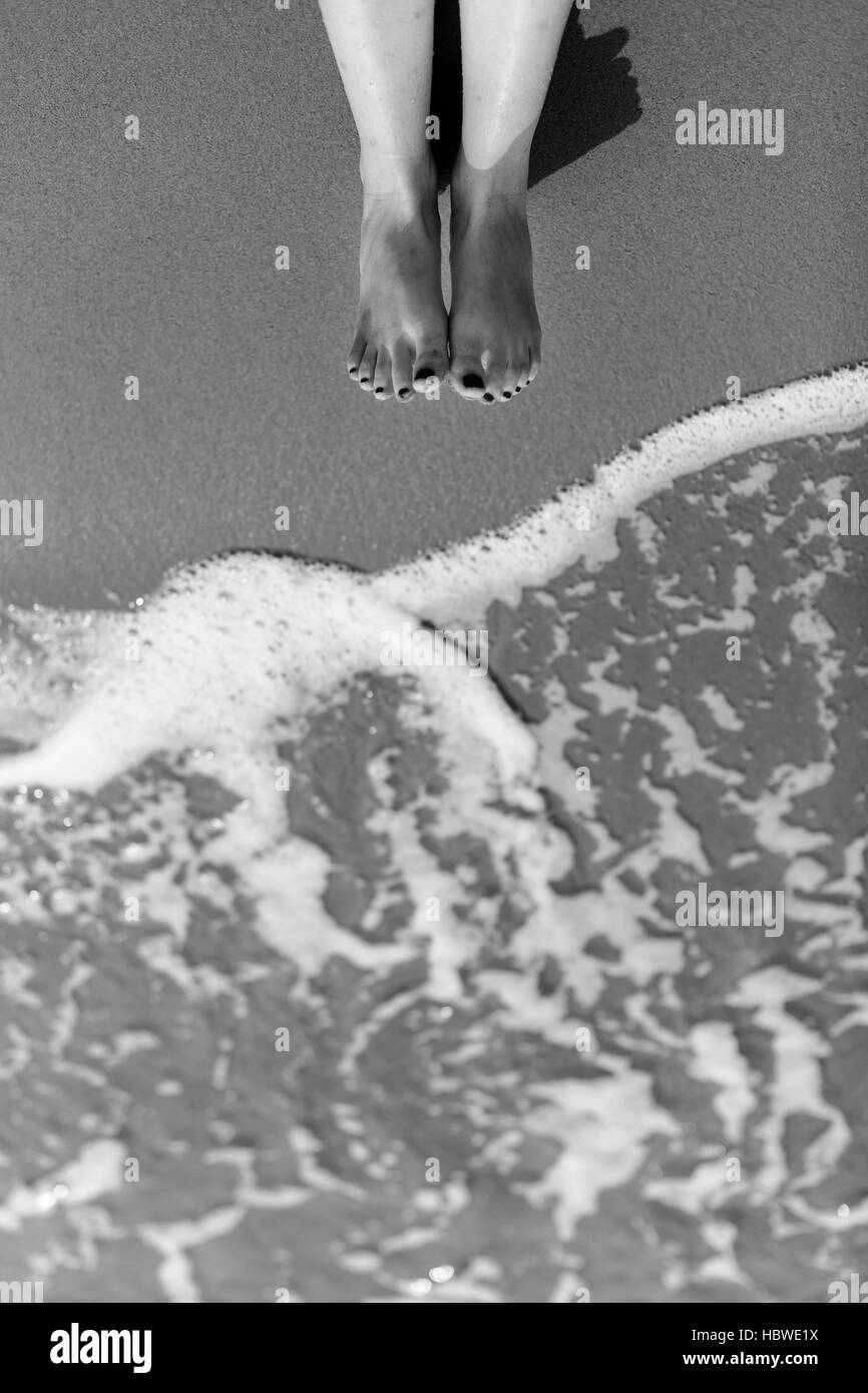 Strand Sommer Ferien Urlaub Reisen Entspannungs-Konzept Stockfoto