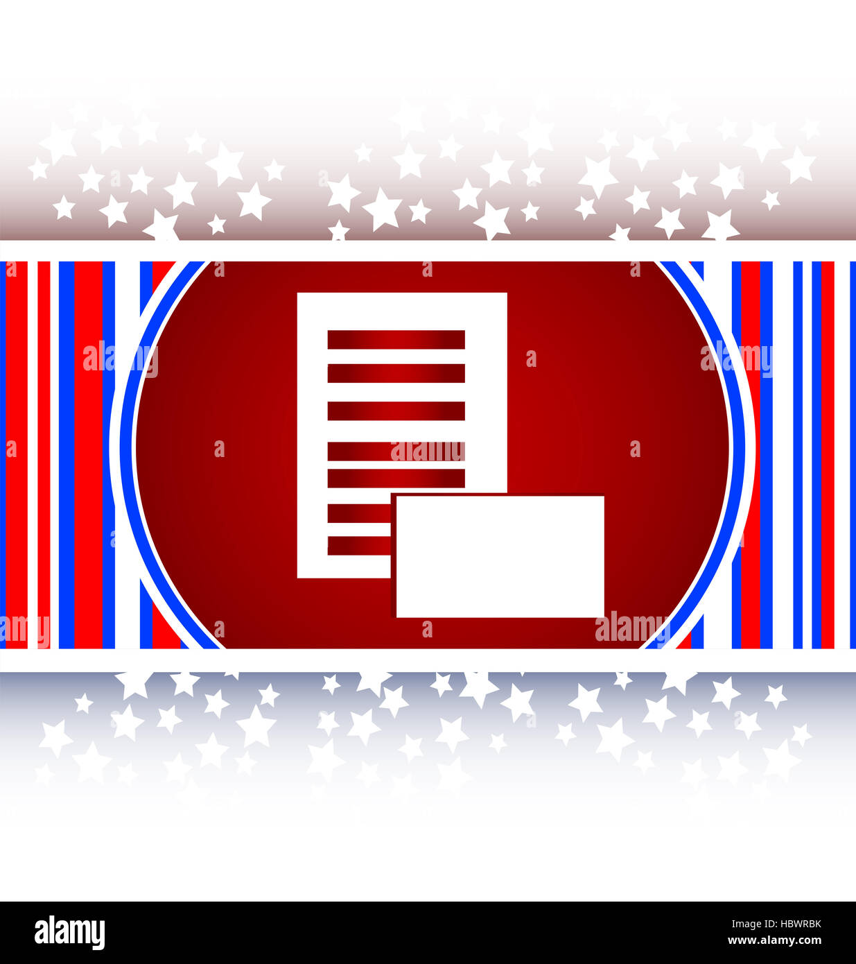 Zeitung-Symbole festgelegt. Web-Taste Stockfoto