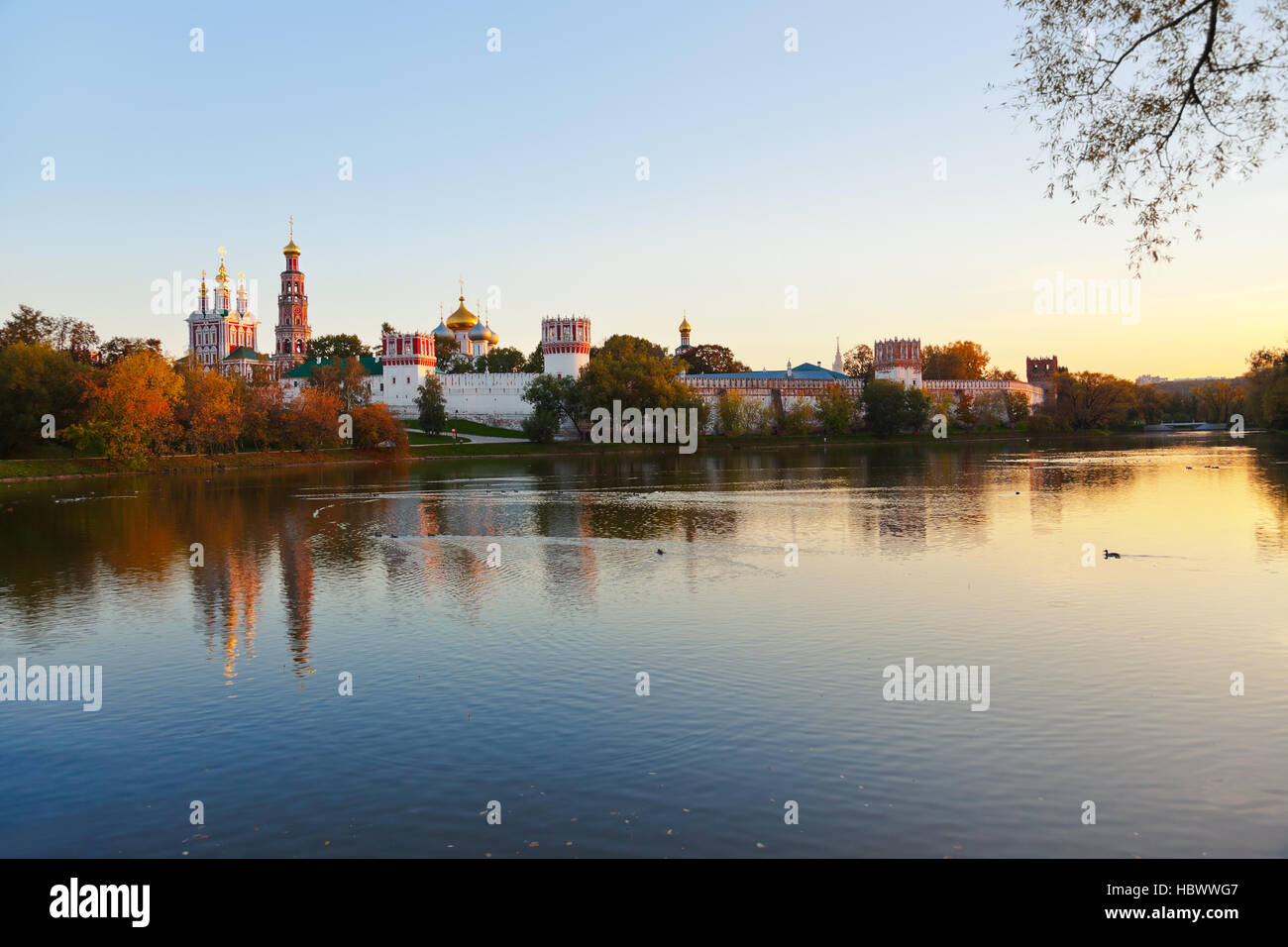 Novodevichiy Convent in Moskau, Russland Stockfoto