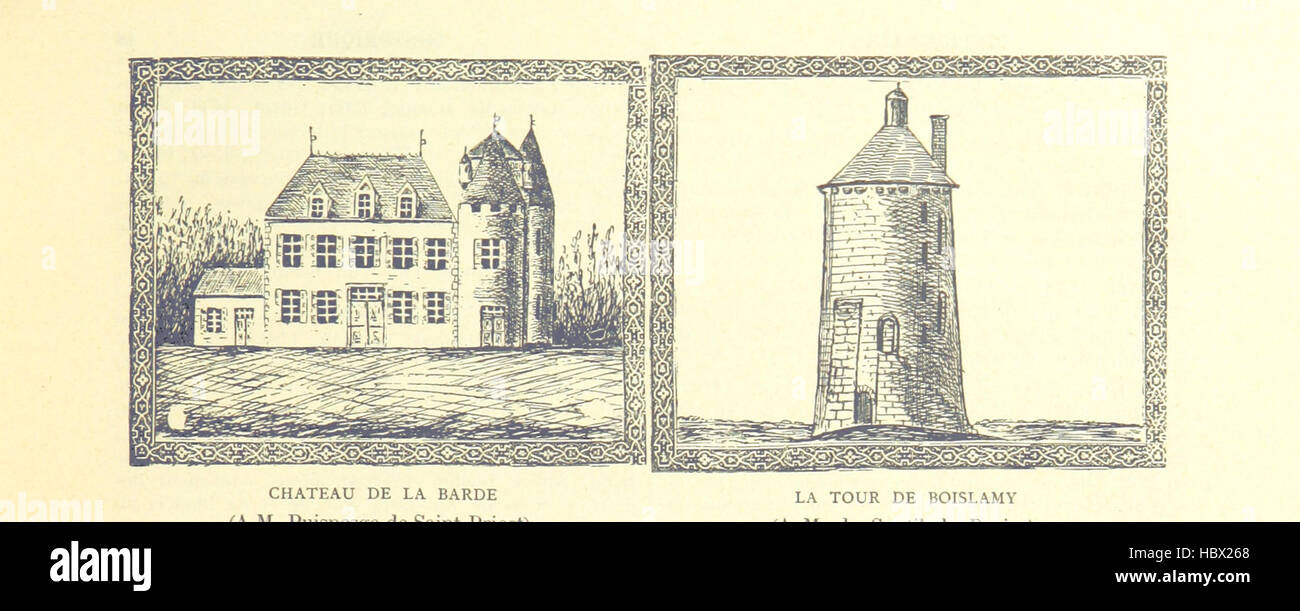 Abbildung Seite 37 entnommen "Grand Dictionnaire Historique, Généalogique et Biographique de la Haute-Marche, Département De La Creuse. [Illustriert]. " Abbildung Seite 37 entnommen "Grand Dictionnaire Historique, Généalogique Stockfoto