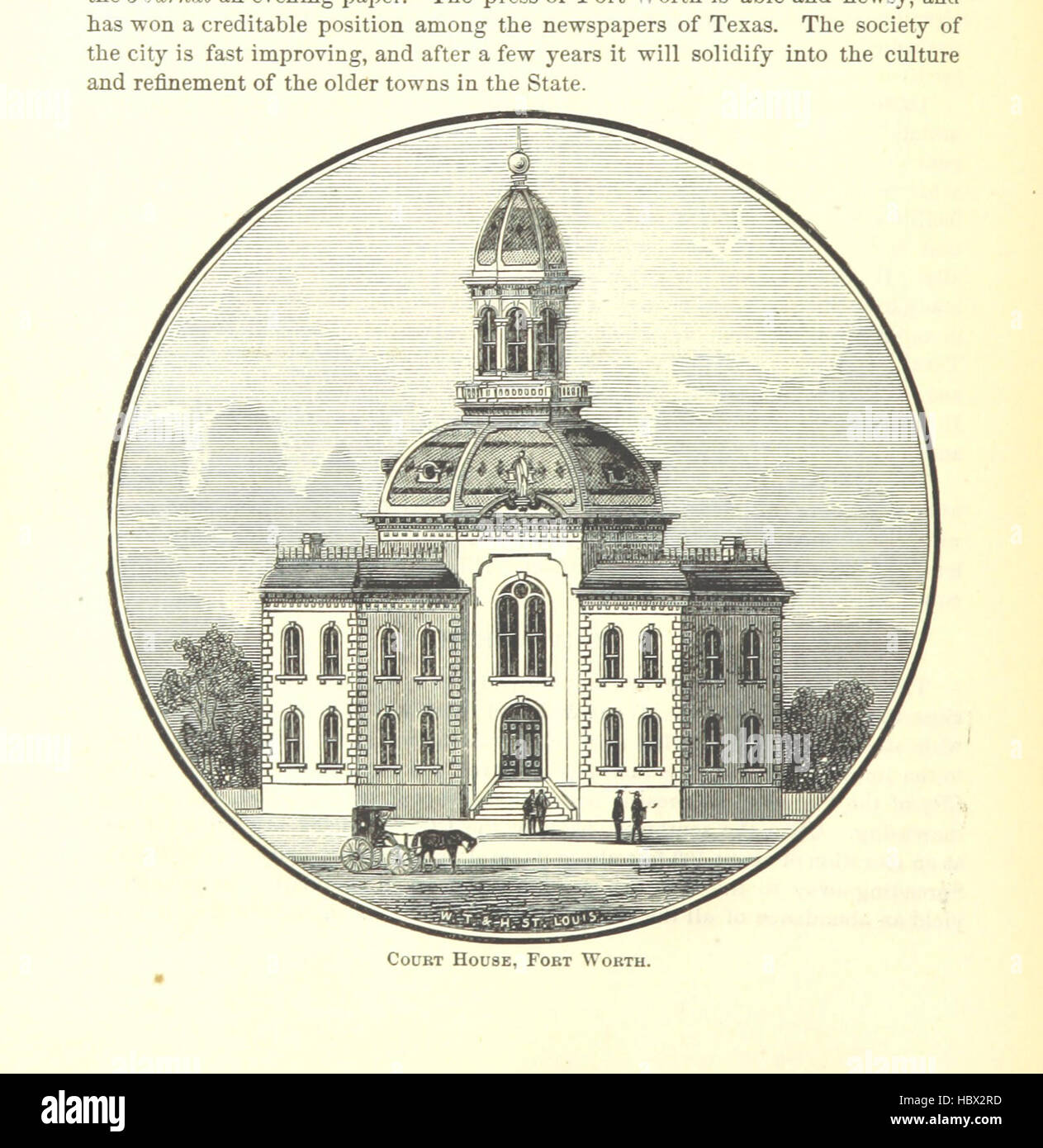 Bild entnommen Seite 154 der "südlichen und westlichen Texas Leitfaden für 1878" Bild entnommen Seite 154 der "südlichen und westlichen Texas Stockfoto