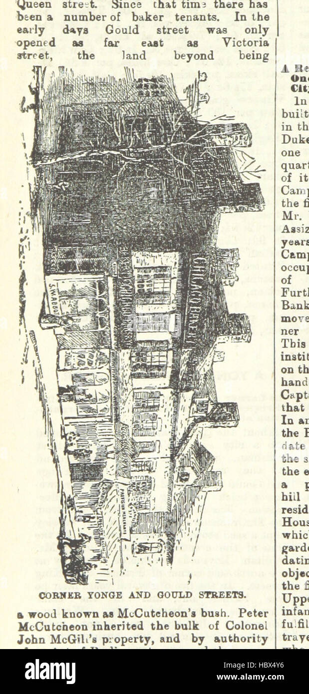 Bild von Seite 236 ' Robertsons Sehenswürdigkeiten von Toronto. Eine Sammlung von historischen Skizzen von der alten Stadt von York von 1792 bis 1833 (bis 1837) und der Toronto von 1834 bis 1893 (bis 1914). Auch... Gravuren... Veröffentlicht von der Toronto "Ev Bild entnommen Seite 236 von" Robertsons Sehenswürdigkeiten von Toronto Stockfoto