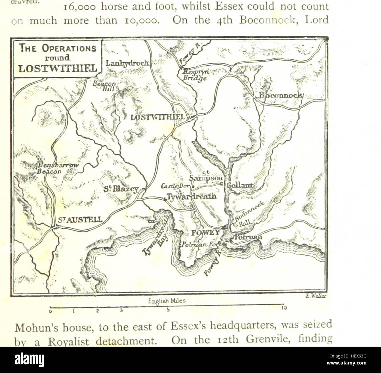 Bild von Seite 33 der "Geschichte des großen Bürgerkrieg, 1642-1649' Bild entnommen Seite 33 von" Geschichte des großen Stockfoto