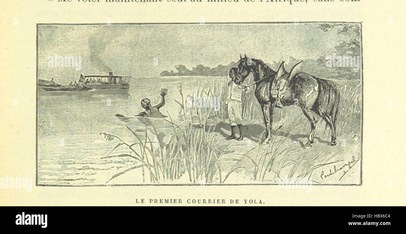 Bild von Seite 231 ' Nein Africains.-La Mission Crampel.-La Mission Dybowski.-La Mission Mizon.-La Mission Monteil... La Seconde Mission Mizon... Ouvrage Illustré "Bild entnommen Seite 231 ' Nein Africains-La Mission Crampel-La Stockfoto