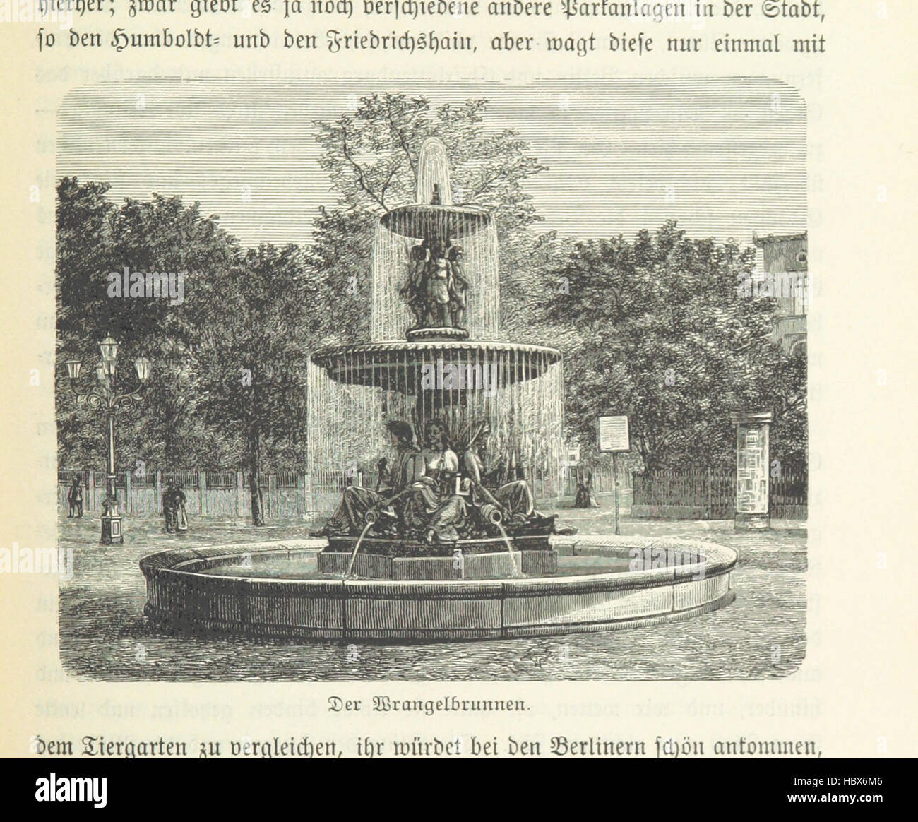 Bild entnommen Seite 157 "Berlin in Wort Und Bild, etc." Bild entnommen Seite 157 von "Berlin in Wort Und Stockfoto