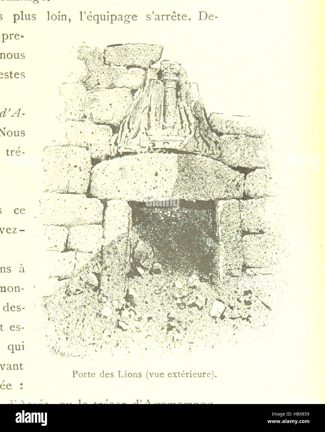 Bild entnommen Seite 243 von "La Dix-Neuvième Caravane des Dominicains d'Arcueil. [Mit einer Widmung Adresse "Aux Jeunes" von H. N. Didon.] " Bild entnommen Seite 243 von "La Dix-Neuvième Caravane des Stockfoto