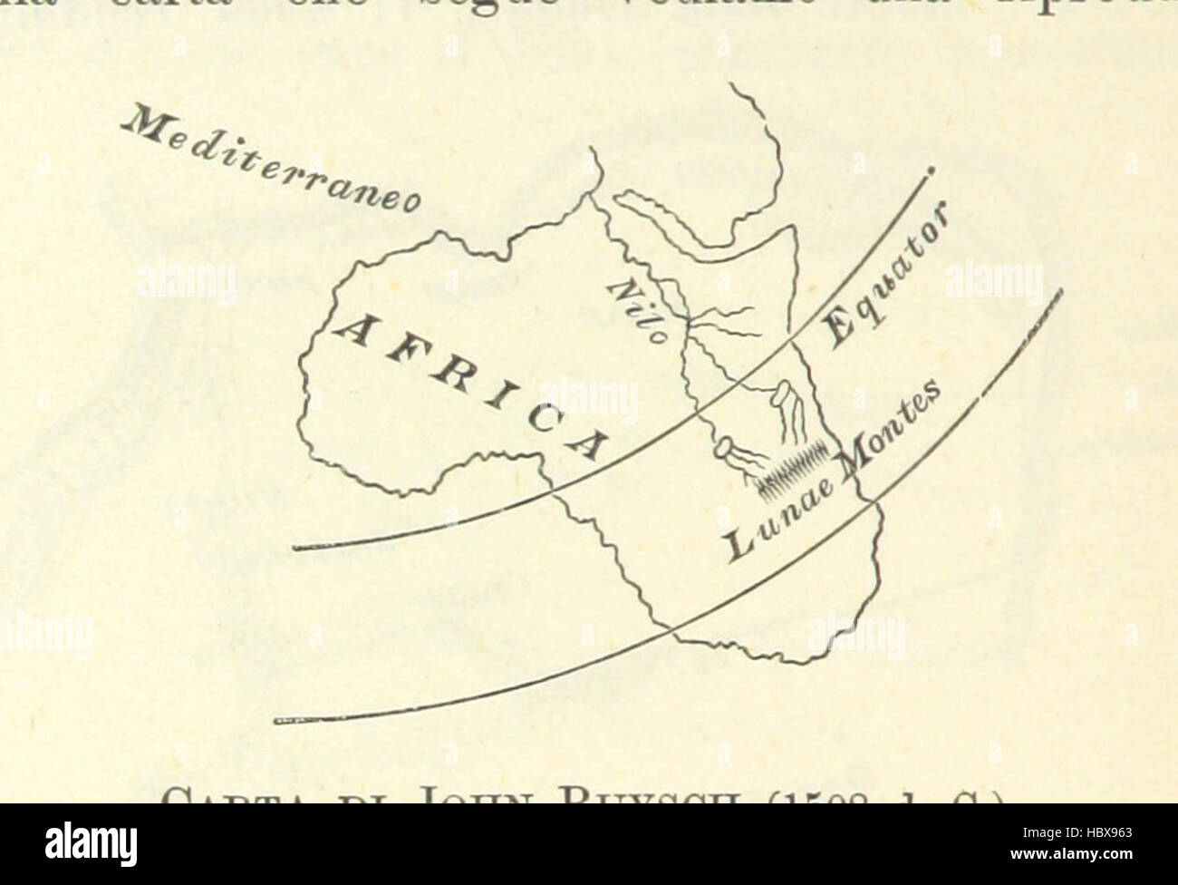 Bild entnommen Seite 922 von ' Nell'Africa Tenebrosa... Traduzione... di A. Massoni usw. "Bild entnommen Seite 922 von ' Nell'Africa Tenebrosa Traduzione Stockfoto