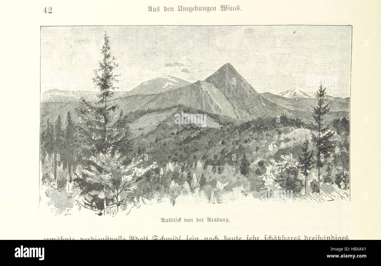 Bild von Seite 54 ' Aus Höhle Umgebungen Wiens. Schilderungen Und Bilder "Bild von Seite 54 ' Aus Höhle Umgebungen Wiens Stockfoto