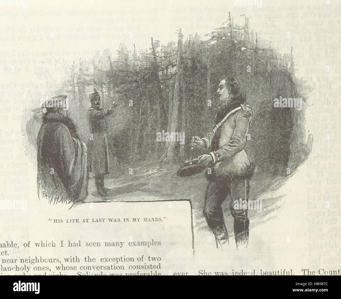 Bild von Seite 80 von "Penny-Geschichten illustriert. Aus der "Strand"-Bibliothek. Nr. 1-10' Bild entnommen Seite 80 von "Penny-Geschichten illustriert von Stockfoto