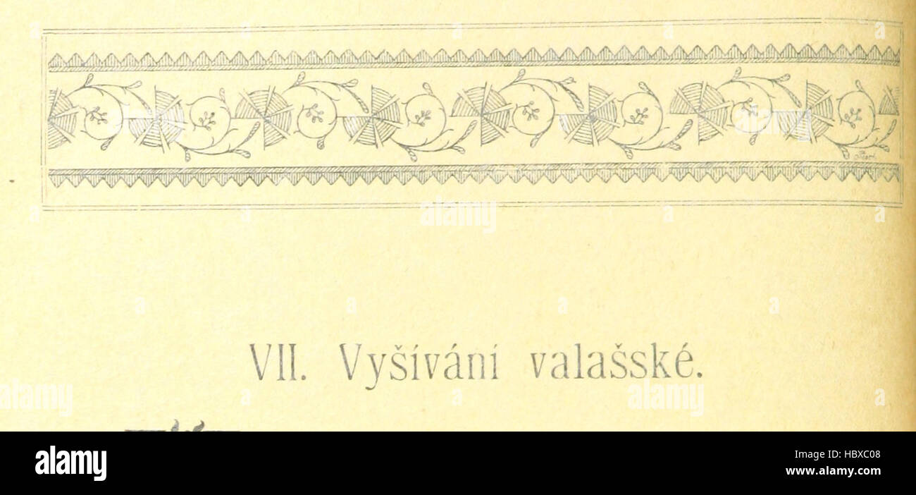 Bild von Seite 52 von ' Moravské Valašsko. Lidopisné Obrazy etc. "Bild von Seite 52 von" Moravské walachischen Lidopisné Obrazy Stockfoto