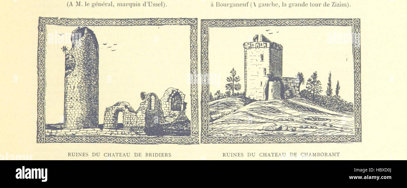 Abbildung Seite 37 entnommen "Grand Dictionnaire Historique, Généalogique et Biographique de la Haute-Marche, Département De La Creuse. [Illustriert]. " Abbildung Seite 37 entnommen "Grand Dictionnaire Historique, Généalogique Stockfoto