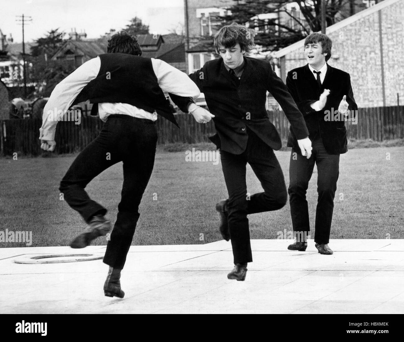 A HARD DAY NIGHT Paul McCartney Ringo Starr John Lennon Stockfotografie Alamy