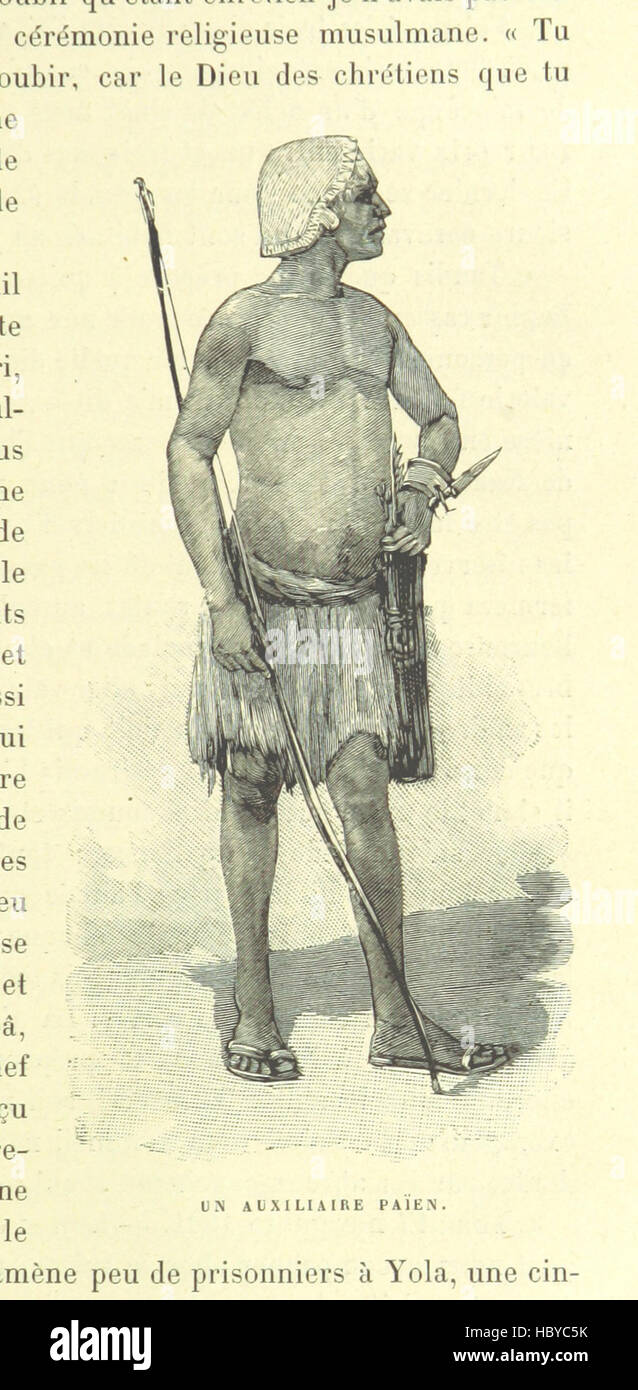 Abbildung Seite 331 entnommen "Nein Africains.-La Mission Crampel.-La Mission Dybowski.-La Mission Mizon.-La Mission Monteil... La Seconde Mission Mizon... Ouvrage Illustré "Bild entnommen Seite 331 ' Nein Africains-La Mission Crampel-La Stockfoto