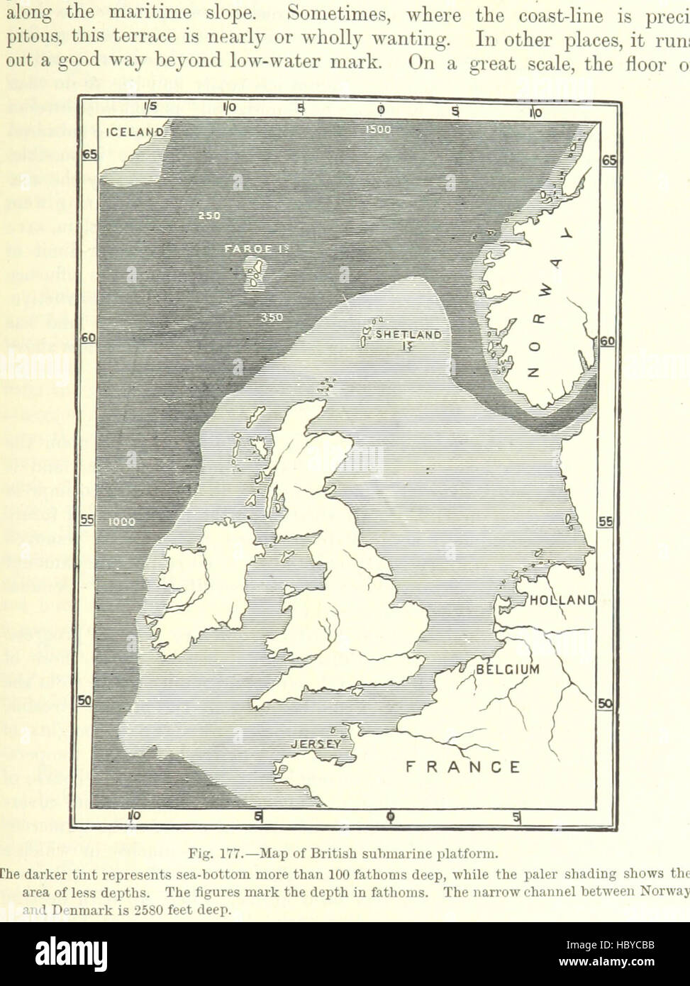 Bild entnommen Seite 491 von "Lehrbuch der Geologie... Dritte Auflage, überarbeitet und erweitert "Bild entnommen Seite 491 von" Lehrbuch der Geologie Stockfoto