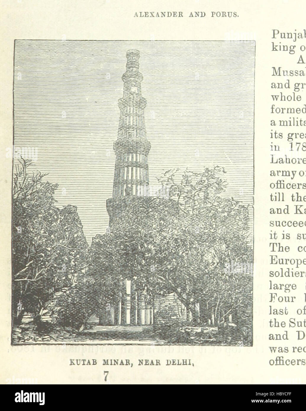Bild von Seite 57 des "Pictorial Tour Runde Indien... Vierte Auflage "Bild von Seite 57 des" Pictorial Tour Runde Indien Stockfoto