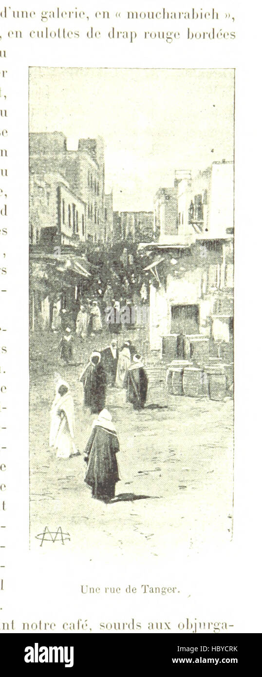 Bild von Seite 33 von "A Travers le Maroc. Nimmt et Croquis d ' un Artiste "Bild entnommen Seite 33 von" A Travers le Maroc Stockfoto