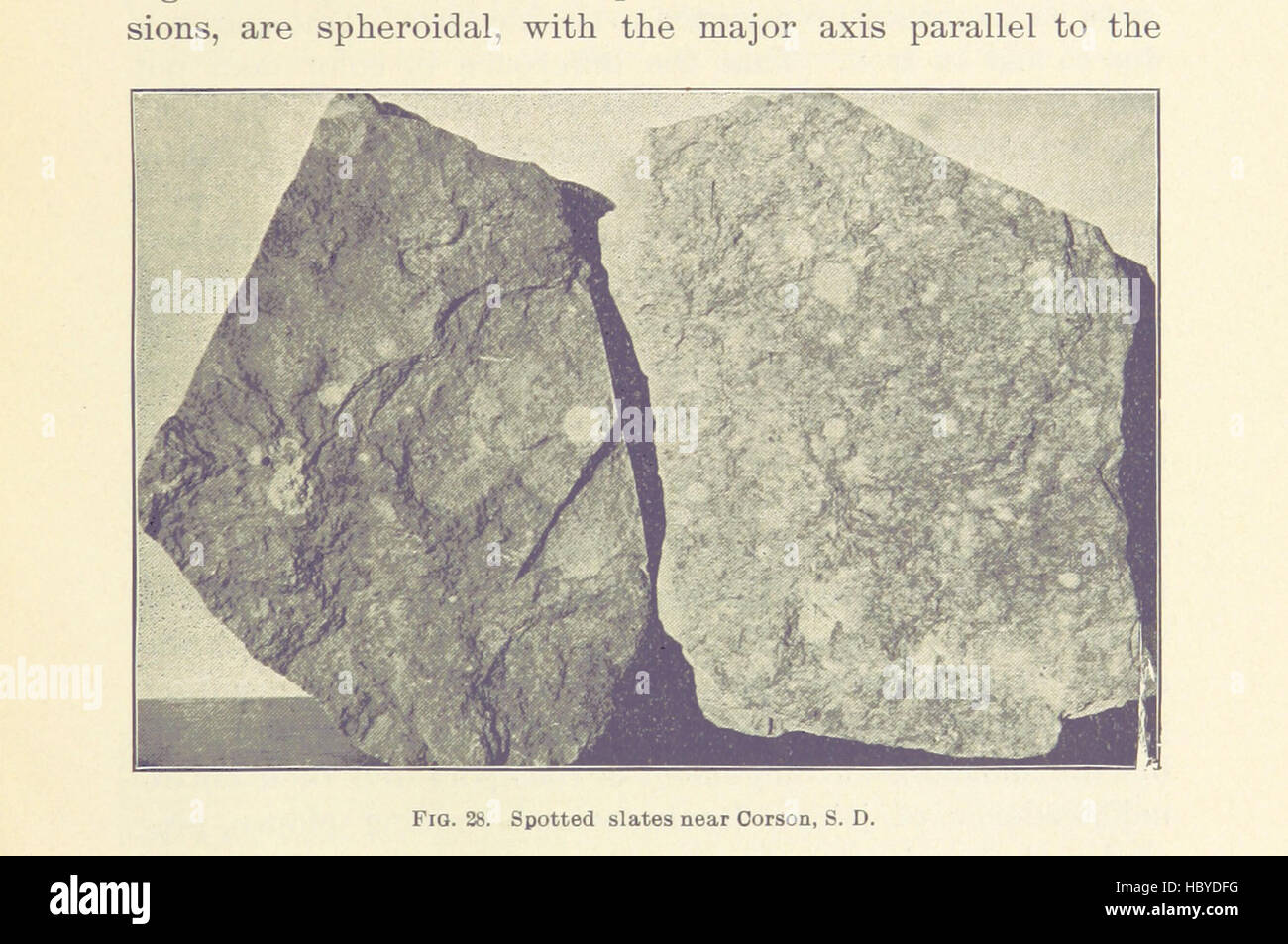 Bild von Seite 53 ' The Sioux Quarzit und bestimmte verbundene Felsen... Eine These, etc. [mit Kartenskizzen.] " Bild von Seite 53 ' The Sioux Quarzit und Stockfoto