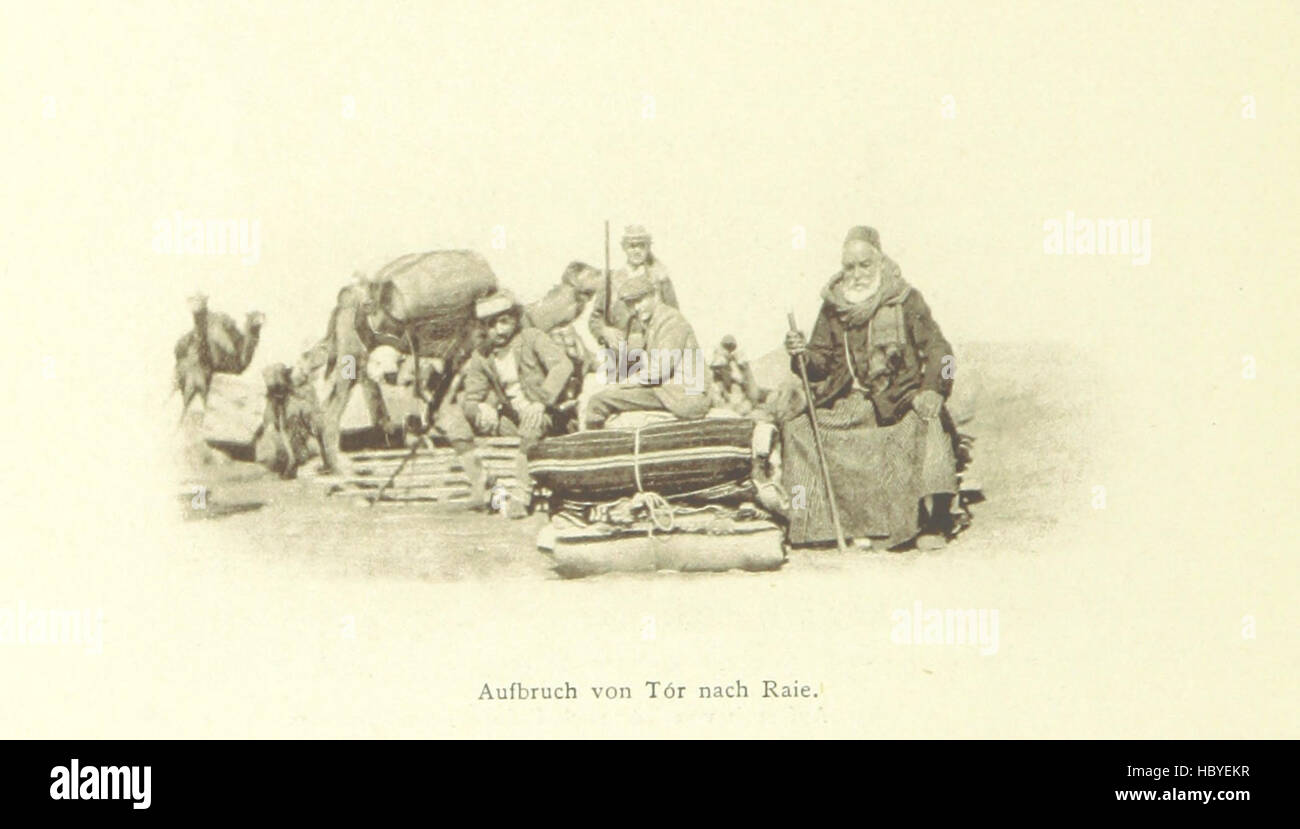 Bild von Seite 30 von "Drei Wochen Auf der Halbinsel Sinai. 2. Auflage "Bild von Seite 30 von" Drei Wochen Auf der Stockfoto