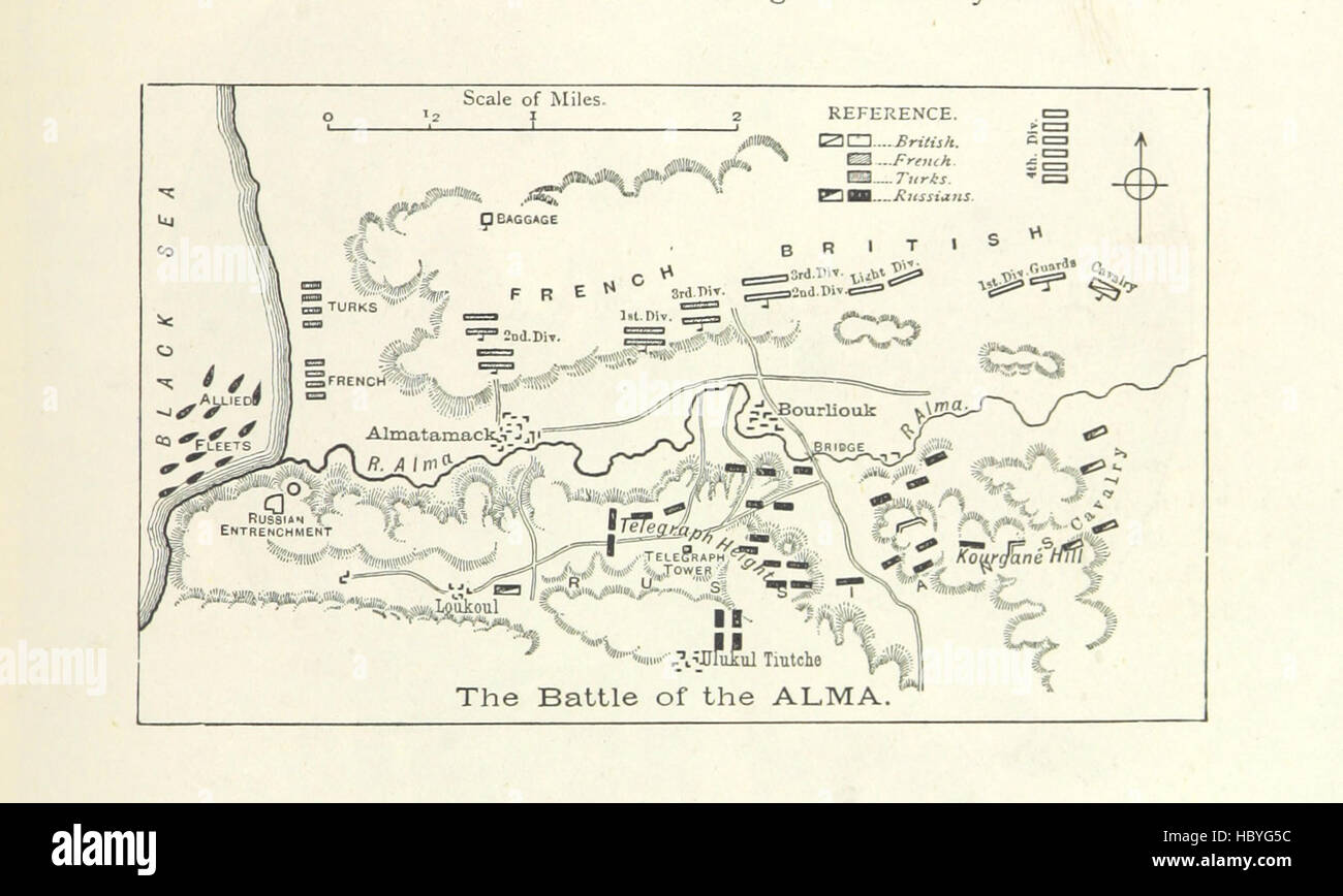 Bild entnommen Seite 199 von "illustriert Schlachten des 19. Jahrhunderts. [Von Archibald Forbes, Major Arthur Griffiths, und anderen.] " Bild entnommen Seite 199 von "illustriert Schlachten von der Stockfoto