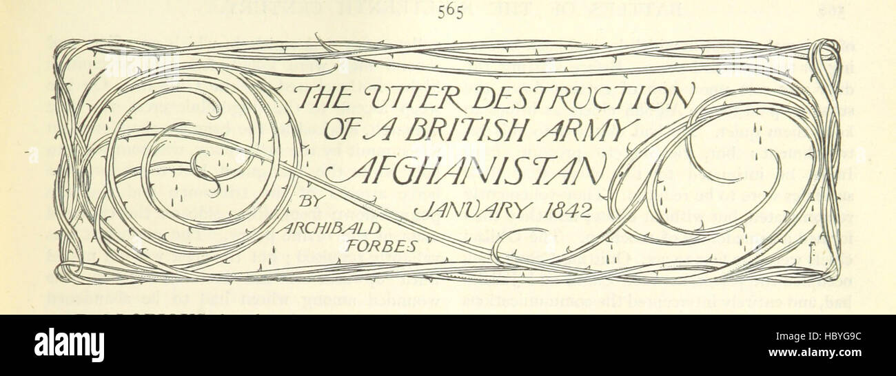 Bild entnommen Seite 597 von "illustriert Schlachten des 19. Jahrhunderts. [Von Archibald Forbes, Major Arthur Griffiths, und anderen.] " Bild entnommen Seite 597 von "illustriert Schlachten von der Stockfoto