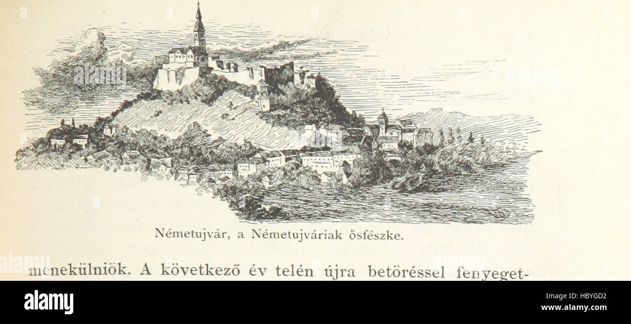 Bild entnommen Seite 171 "Magyarország Története usw." Bild entnommen Seite 171 "Magyarország Története, etc." Stockfoto