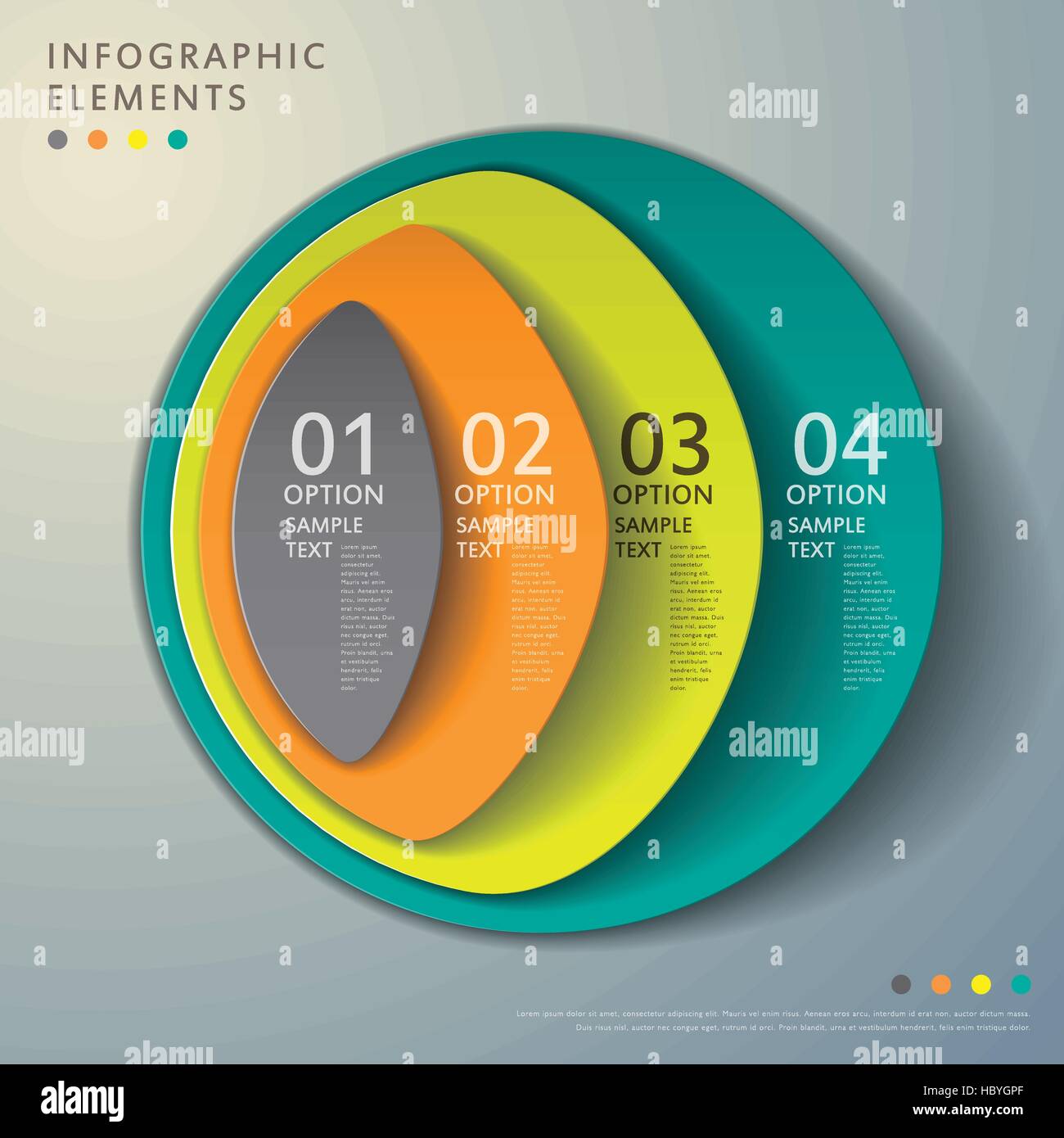 realistische Vektor abstrakt 3d Turmelemente Infografik Stock Vektor