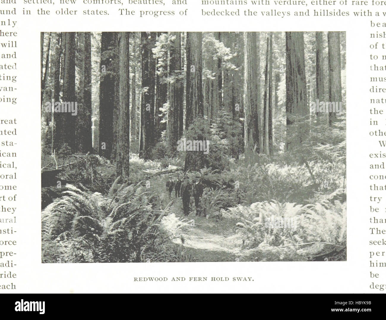 Bild von Seite 11 von "the Redwood Reich. Durch die Möglichkeiten der wilden Natur und Autobahnen der Industrie... in Humboldt County, Kalifornien. Zusammengestellt und geordnet nach J. M. Eddy, unter der Leitung von Humboldt Chamber Of Commerce "Bild von Seite 11 von" the Redwood reich Stockfoto