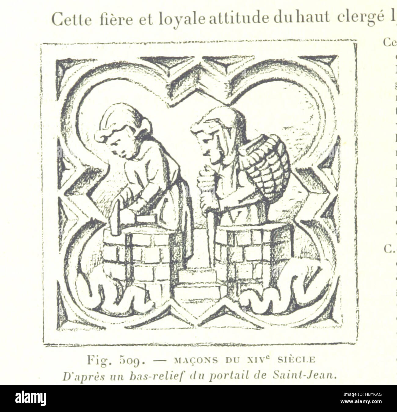 Bild entnommen Seite 518 der "Nouvelle Histoire de Lyon et des Provinzen de Lyonnais, Forez, Beaujolais, etc. [Illustrated vom Autor]." Bild entnommen Seite 518 der "Nouvelle Histoire de Lyon Stockfoto
