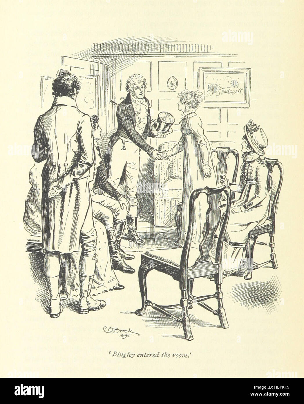 Bild entnommen Seite 274 von "Pride and Prejudice" Bild entnommen Seite 274 von "Stolz und Vorurteil" Stockfoto
