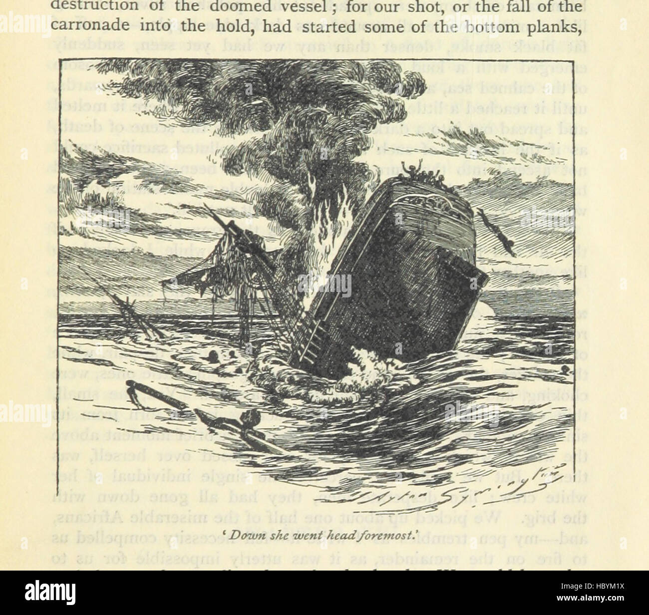 Bild entnommen Seite 433 von ' Tom Cringle Log... Illustriert von J.A. Symington, etc. "Bild entnommen Seite 433 der ' Tom Cringles LogIllustrated durch Stockfoto