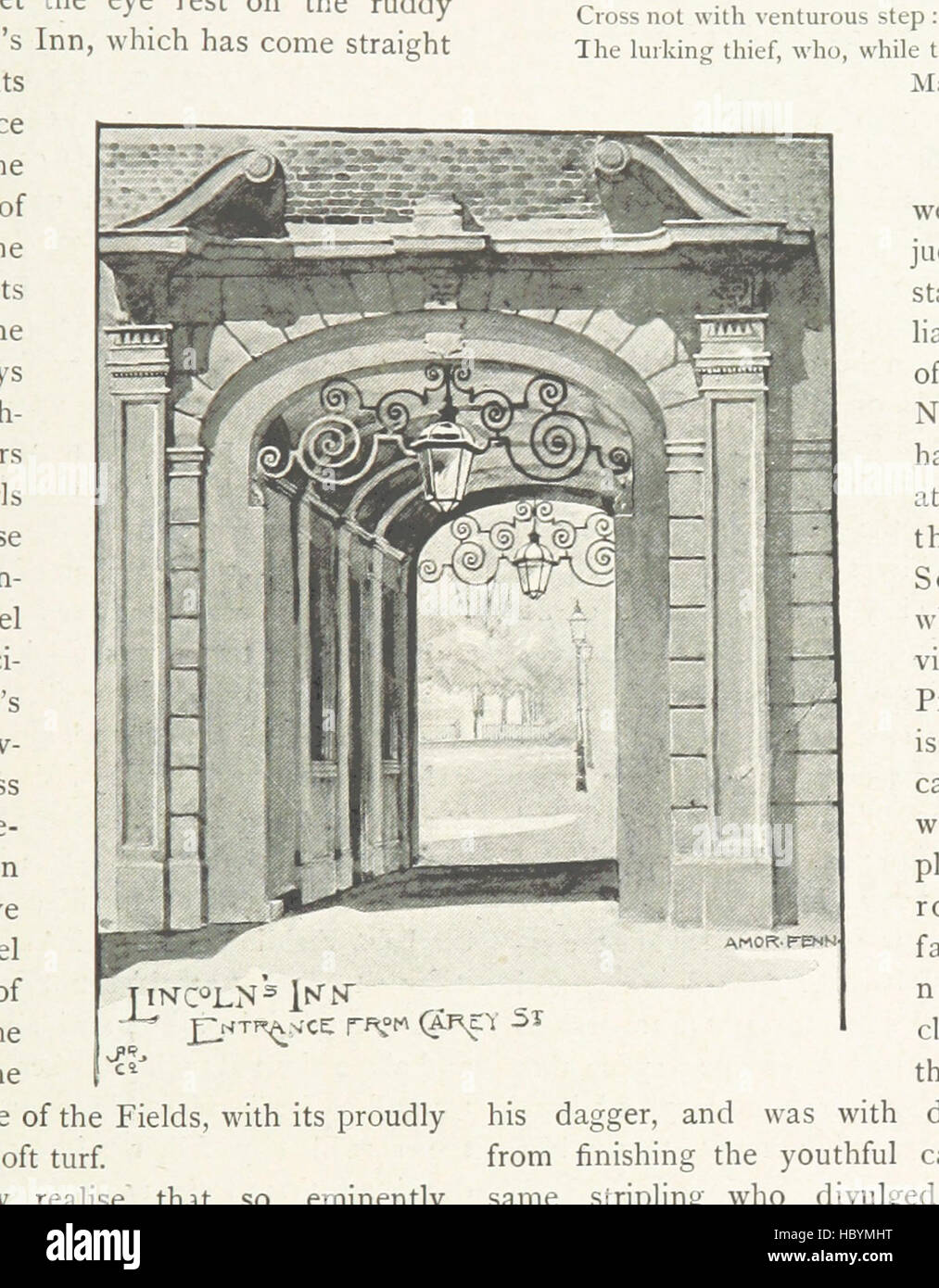 Bild von Seite 53 von "The Romance of London... Mit Illustrationen von W. A. Fenn, etc. "Bild entnommen Seite 53 von" The Romance of London Stockfoto